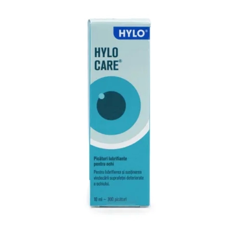 Picaturi lubrifiante pentru ochi Hylo Care, 10 ml, Ursapharm Picaturi lubrifiante pentru ochi Hylo Care, 10 ml, Ursapharm