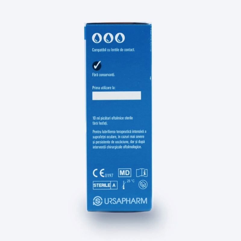 Picaturi lubrifiante pentru ochi Hylo-Gel, 10 ml, Ursapharm Picaturi lubrifiante pentru ochi Hylo-Gel, 10 ml, Ursapharm