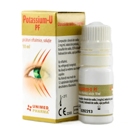 Picaturi oftalmice Potassium-U PF, 10 ml, Unimed Picaturi oftalmice Potassium-U PF, 10 ml, Unimed