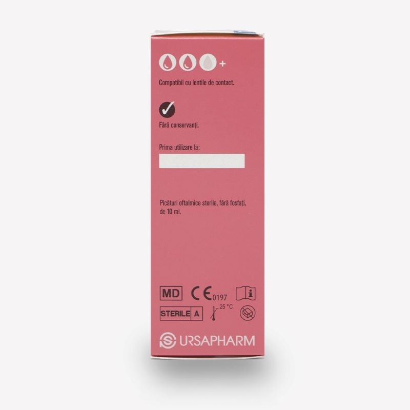 Picaturi pentru ochi Hylo Dual, 10 ml, Ursapharm Picaturi pentru ochi Hylo Dual, 10 ml, Ursapharm