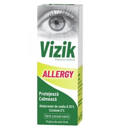 Picaturi pentru ochi Vizik Allergy, 10 ml, Zdrovit Picaturi pentru ochi Vizik Allergy, 10 ml, Zdrovit