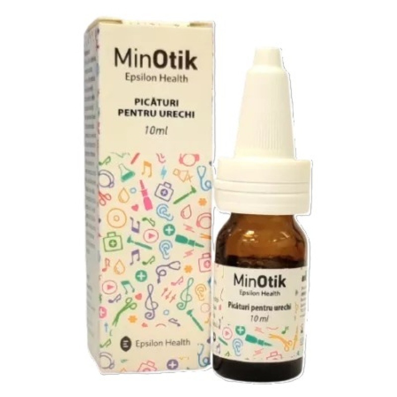 Picaturi pentru urechi MinOtik, 10 ml, Epsilon Health Picaturi pentru urechi MinOtik, 10 ml, Epsilon Health