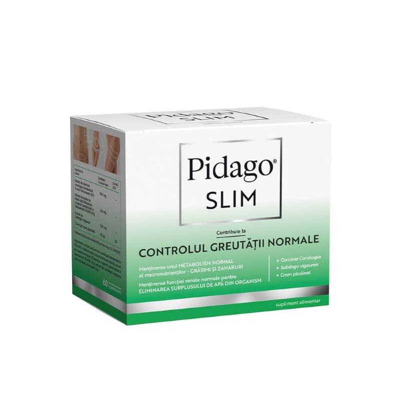 Pidago Slim, 60 comprimate, Fiterman Pidago Slim, 60 comprimate, Fiterman