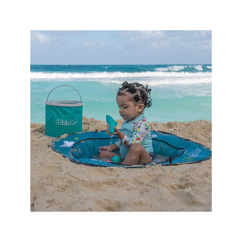Piscina copii, Bbluv, Arena, Usoara si pliabila, Include o galeata si geanta de transport, Sistem pop-up, 75x20 cm, Blue Piscina copii, Bbluv, Arena, Usoara si pliabila, Include o galeata si geanta de transport, Sistem pop-up, 75x20 cm, Blue