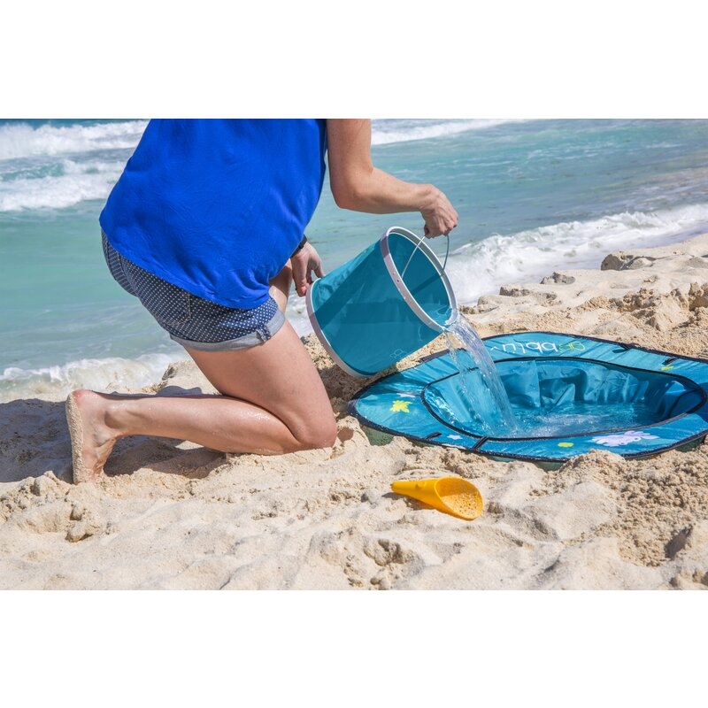 Piscina copii, Bbluv, Arena, Usoara si pliabila, Include o galeata si geanta de transport, Sistem pop-up, 75x20 cm, Blue Piscina copii, Bbluv, Arena, Usoara si pliabila, Include o galeata si geanta de transport, Sistem pop-up, 75x20 cm, Blue