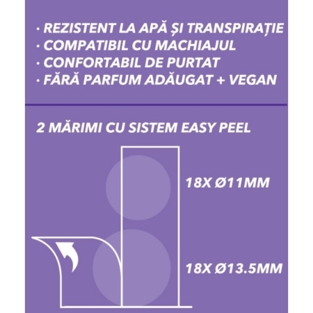 Plasturi anti-acnee Power Patch Fast Fix, 36 bucati, Benzacare Plasturi anti-acnee Power Patch Fast Fix, 36 bucati, Benzacare