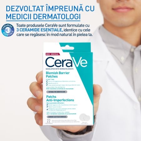 Plasturi anti-imperfectiuni, 22 bucati, Cerave Plasturi anti-imperfectiuni, 22 bucati, Cerave