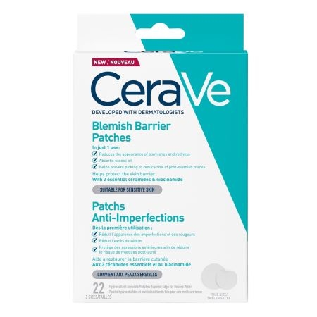 Plasturi anti-imperfectiuni, 22 bucati, Cerave Plasturi anti-imperfectiuni, 22 bucati, Cerave