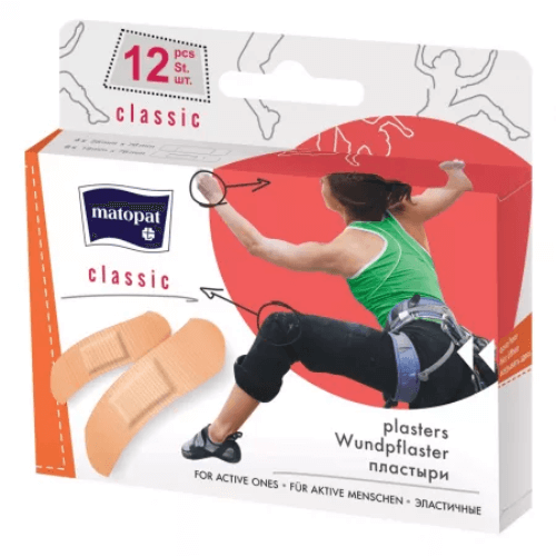 Plasturi classic, 12 bucati, Matopat Plasturi classic, 12 bucati, Matopat