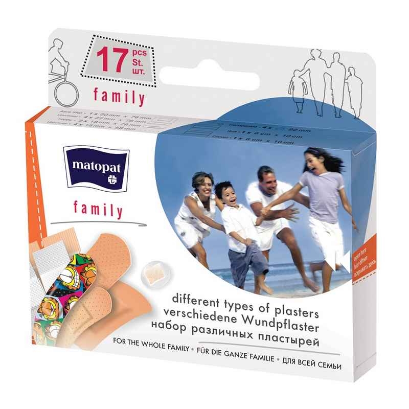 Plasturi Family, 17 bucati, Matopat Plasturi Family, 17 bucati, Matopat