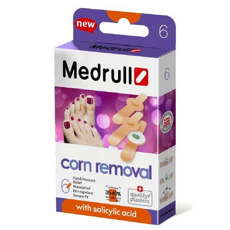 Plasturi indepartare bataturi Corn Removal, 6 bucati, Medrull Plasturi indepartare bataturi Corn Removal, 6 bucati, Medrull