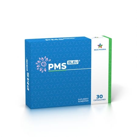 PMS Bleu, 30 capsule moi, Bleu Pharma PMS Bleu, 30 capsule moi, Bleu Pharma