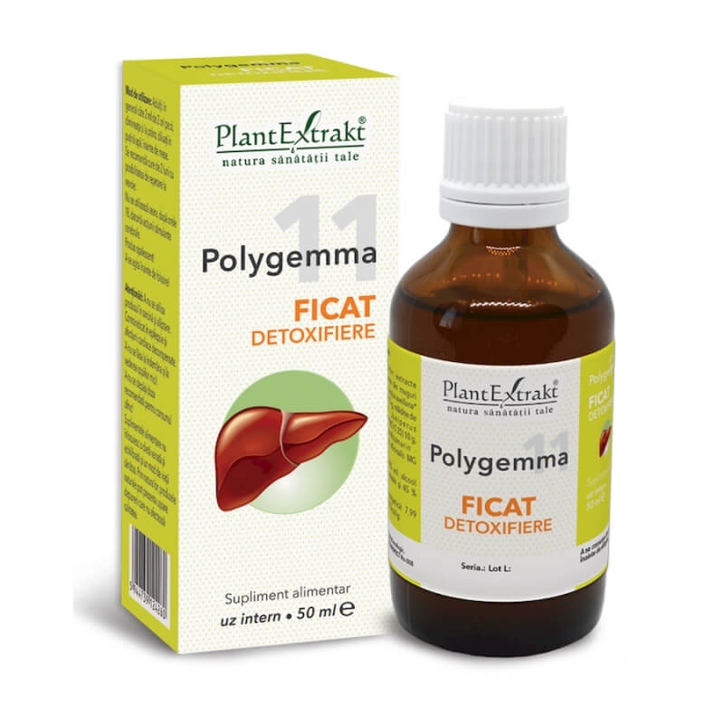 Polygemma 11, Ficat detoxifiere, 50 ml, PlantExtrakt Polygemma 11, Ficat detoxifiere, 50 ml, PlantExtrakt
