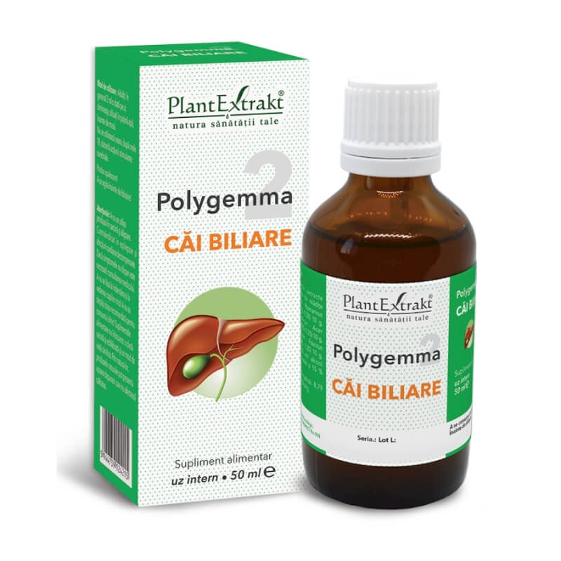 Polygemma 2, Cai biliare, 50 ml, PlantExtrakt Polygemma 2, Cai biliare, 50 ml, PlantExtrakt