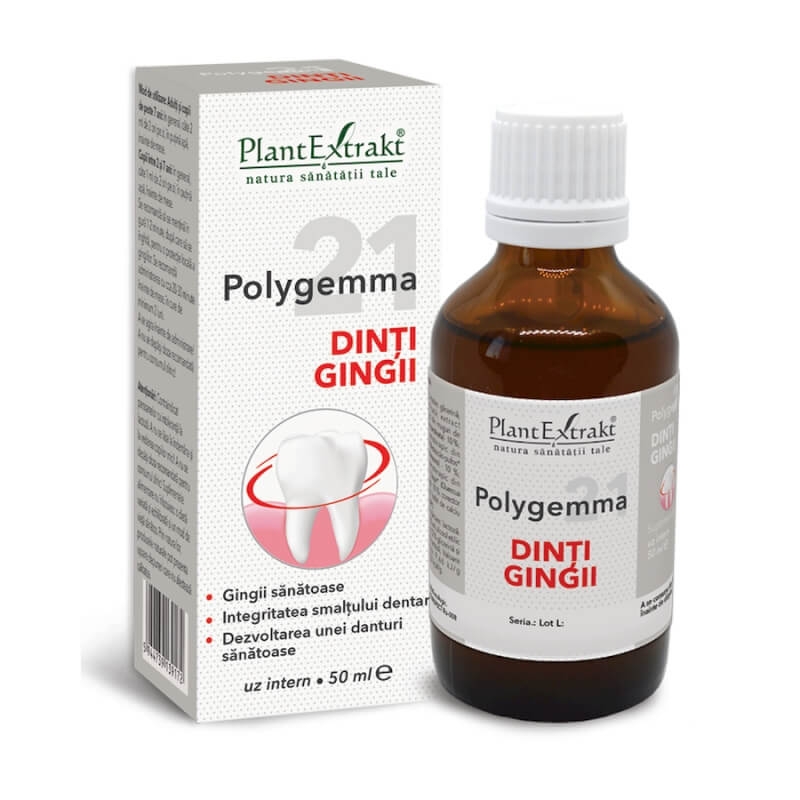 Polygemma 21, Dinti, Gingii, 50 ml, PlantExtrakt