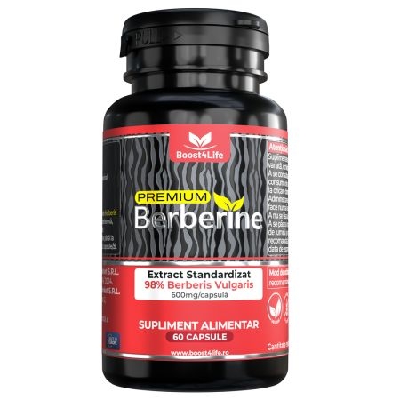 Berberina Premium 600 mg, 60 capsule, Boost4Life Berberina Premium 600 mg, 60 capsule, Boost4Life