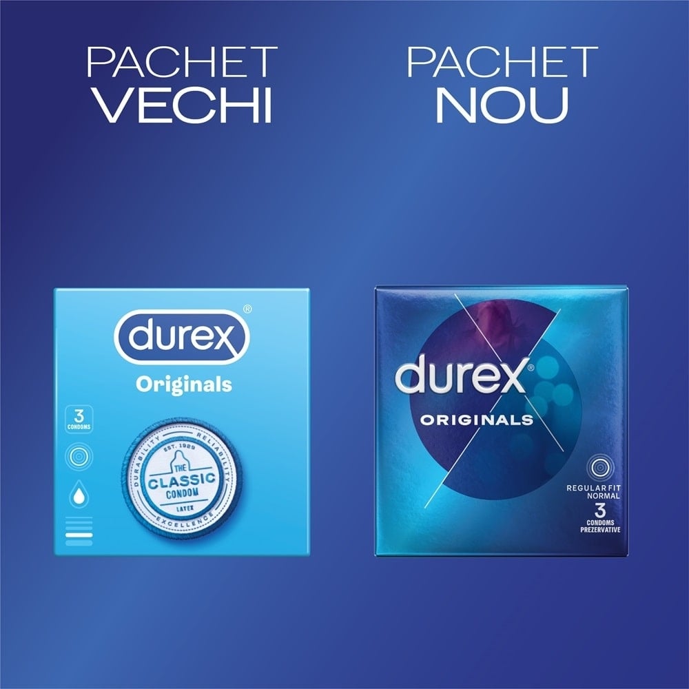 Prezervative Classic, 3 bucati, Durex Prezervative Classic, 3 bucati, Durex