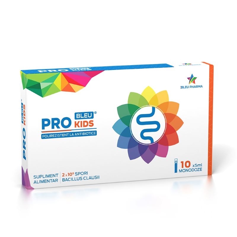 Pro Bleu Kids 5 ml, 10 monodoze, Bleu Pharma Pro Bleu Kids 5 ml, 10 monodoze, Bleu Pharma