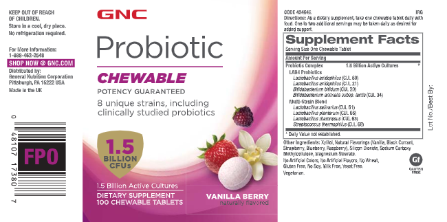 GNC - Probiotic Complex 1.5 Bilion CFU 100tb GNC - Probiotic Complex 1.5 Bilion CFU 100tb