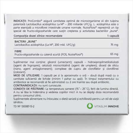 ProCombo Sinbiotic, 10 capsule, Vitaslim ProCombo Sinbiotic, 10 capsule, Vitaslim