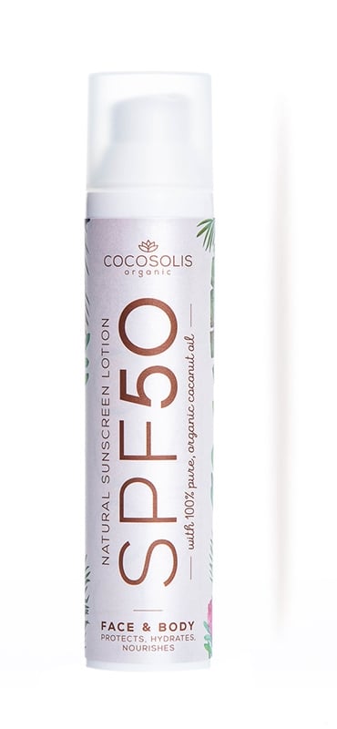 Natural Sunscreen lotiune SPF 50, 110ml, Cocosolis Natural Sunscreen lotiune SPF 50, 110ml, Cocosolis