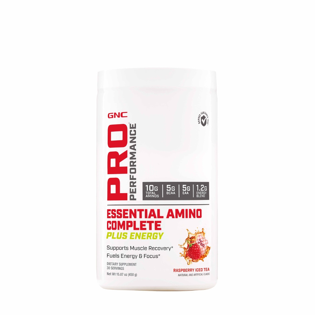 Aminoacizi cu aroma de ceai de zmeura Pro Performance, 450 g, GNC Aminoacizi cu aroma de ceai de zmeura Pro Performance, 450 g, GNC
