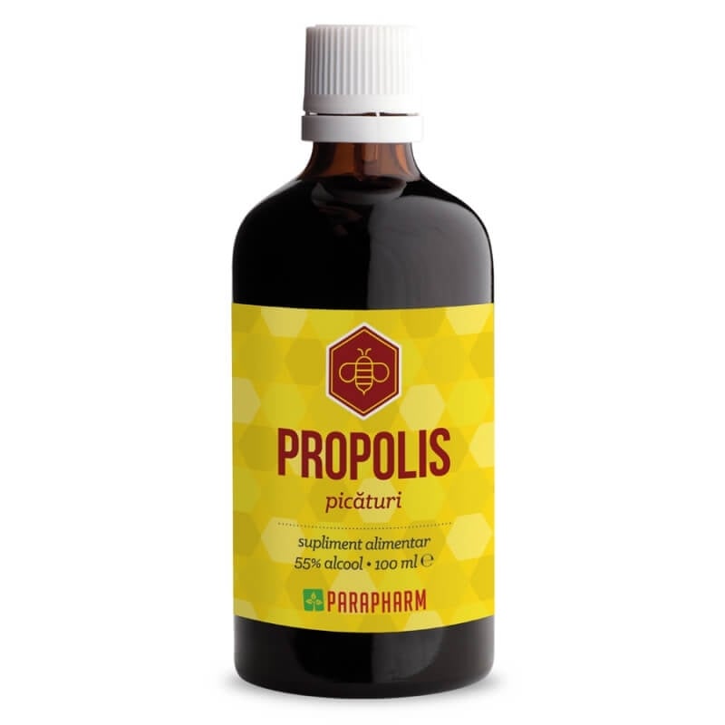 Propolis picaturi, 100 ml, Parapharm Propolis picaturi, 100 ml, Parapharm