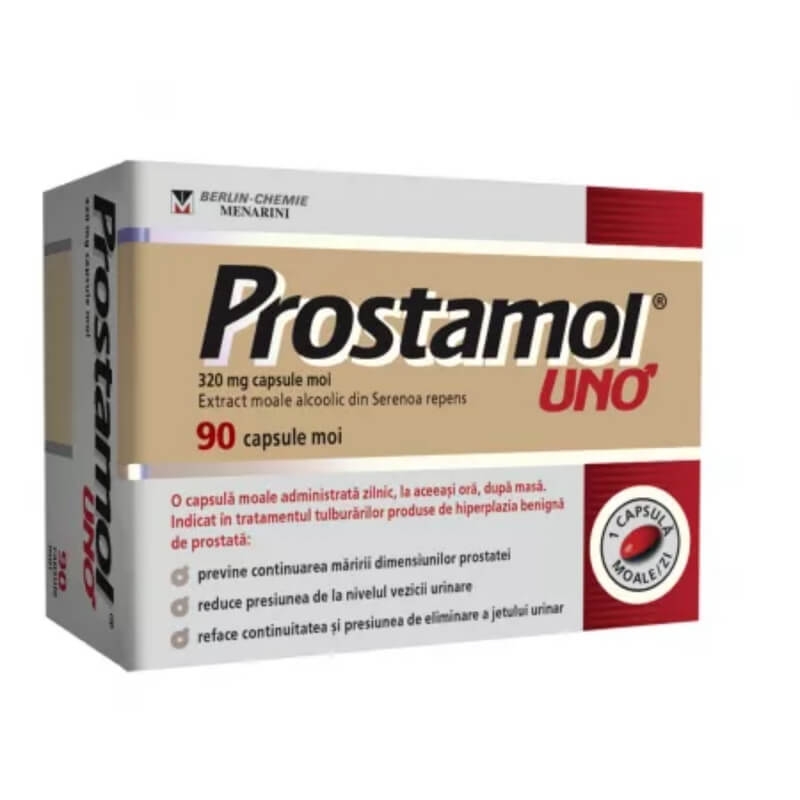 Prostamol uno, 320 mg, 90 capsule, Berlin-Chemie Ag Prostamol uno, 320 mg, 90 capsule, Berlin-Chemie Ag