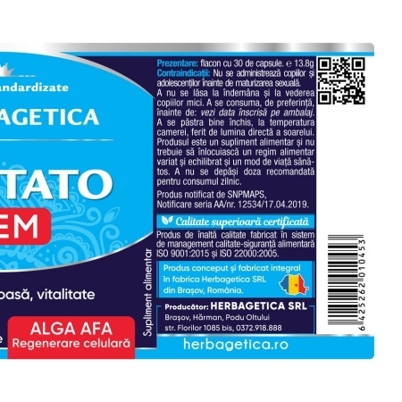 Prostato Stem, 30 capsule, Herbagetica Prostato Stem, 30 capsule, Herbagetica