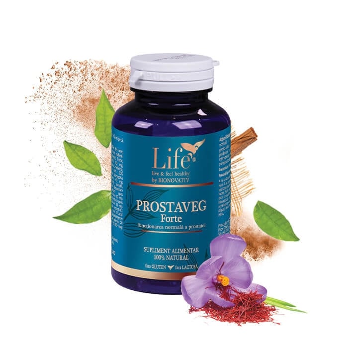 Prostaveg Life, 120 capsule, Bionovativ Prostaveg Life, 120 capsule, Bionovativ