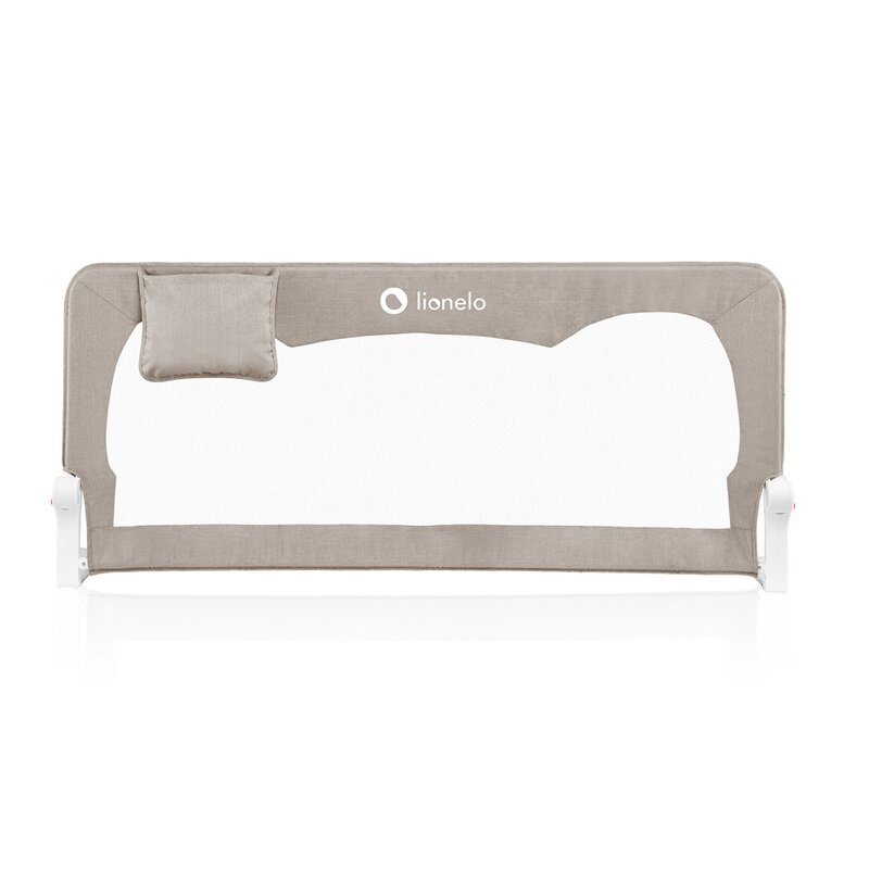 Protectie laterala pat, Lionelo, Hanna, Cu buzunar accesorii, 150x66 cm, Conform cu standardul european de securitate BS7072, Bej Protectie laterala pat, Lionelo, Hanna, Cu buzunar accesorii, 150x66 cm, Conform cu standardul european de securitate BS7072, Bej