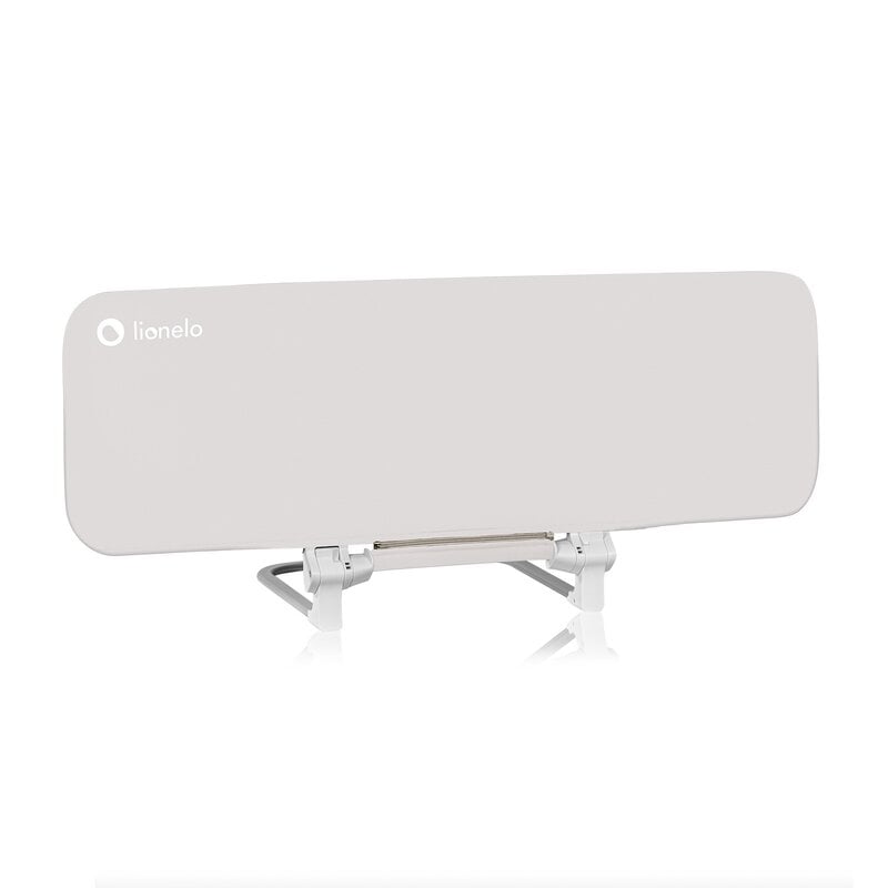 Protectie laterala pat, Lionelo, Lora, Pliabila, Sistem de blocare StandSafe, Geanta de transport inclusa, 105 x 45 cm, Bej Protectie laterala pat, Lionelo, Lora, Pliabila, Sistem de blocare StandSafe, Geanta de transport inclusa, 105 x 45 cm, Bej