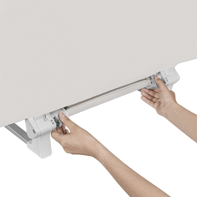 Protectie laterala pat, Lionelo, Lora, Pliabila, Sistem de blocare StandSafe, Geanta de transport inclusa, 105 x 45 cm, Bej Protectie laterala pat, Lionelo, Lora, Pliabila, Sistem de blocare StandSafe, Geanta de transport inclusa, 105 x 45 cm, Bej