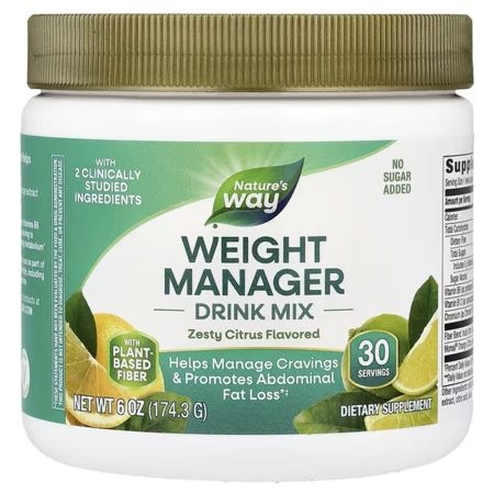 Weight Manager Drink Mix Nature's Way, 174.3 g, Secom Weight Manager Drink Mix Nature's Way, 174.3 g, Secom