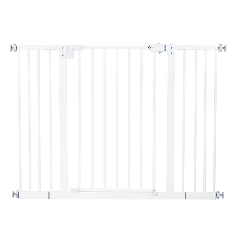 Qmini - Poarta siguranta Thor, 68-105 cm, Alb Qmini - Poarta siguranta Thor, 68-105 cm, Alb