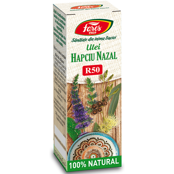 Hapciu Ulei Nazal (R50) 5ml, Fares Hapciu Ulei Nazal (R50) 5ml, Fares
