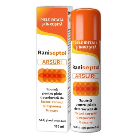 Raniseptol Arsuri spuma, 150 ml, Zdrovit