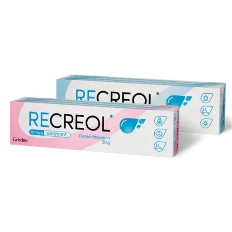 Recreol unguent 50 mg/g, 50 g, As Grindeks Recreol unguent 50 mg/g, 50 g, As Grindeks