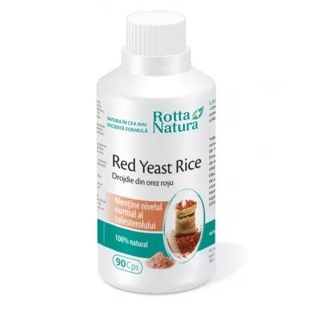 Red Yeast Rice, 90 capsule, Rotta Natura Red Yeast Rice, 90 capsule, Rotta Natura