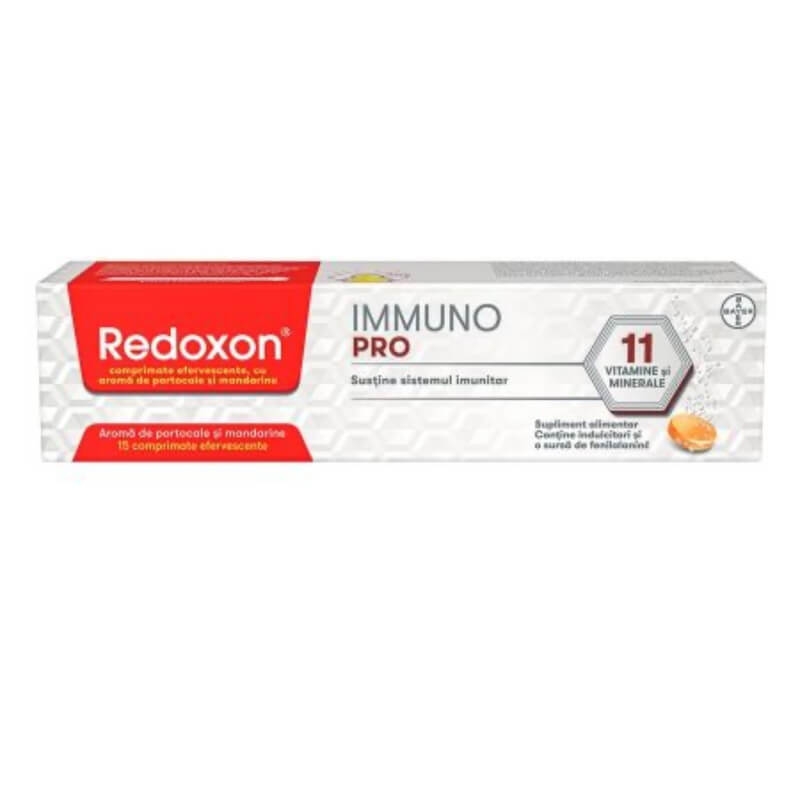 Redoxon Immuno Pro, 1000 mg, 15 comprimate efervescente, Bayer Redoxon Immuno Pro, 1000 mg, 15 comprimate efervescente, Bayer