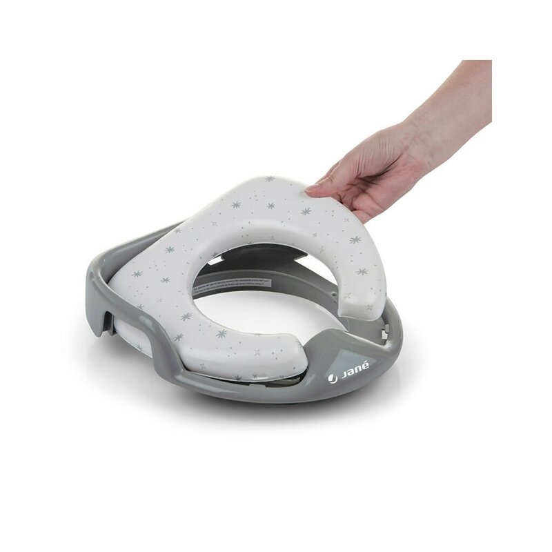 Reductor toaleta, Jane, Cu perna confortabila si detasabila, Dim Grey Reductor toaleta, Jane, Cu perna confortabila si detasabila, Dim Grey