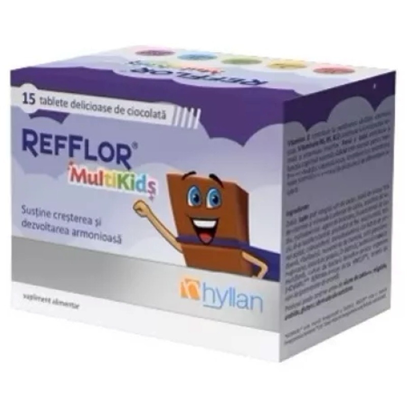 Refflor Multikids, 15 tablete, Hyllan Refflor Multikids, 15 tablete, Hyllan