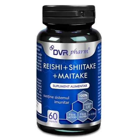 Reishi + Shiitake + Maitake, 60 capsule, DVR Pharm Reishi + Shiitake + Maitake, 60 capsule, DVR Pharm
