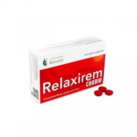 Relaxirem Cardio, 30 comprimate, Remedia Relaxirem Cardio, 30 comprimate, Remedia