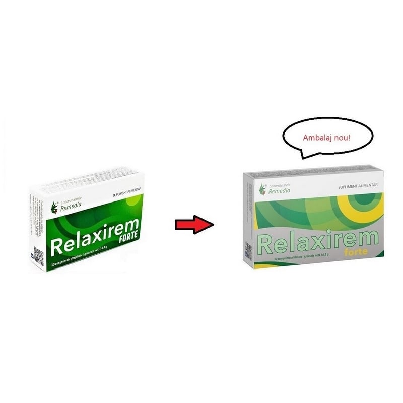 Remedia - Relaxirem forte 30compr Remedia - Relaxirem forte 30compr