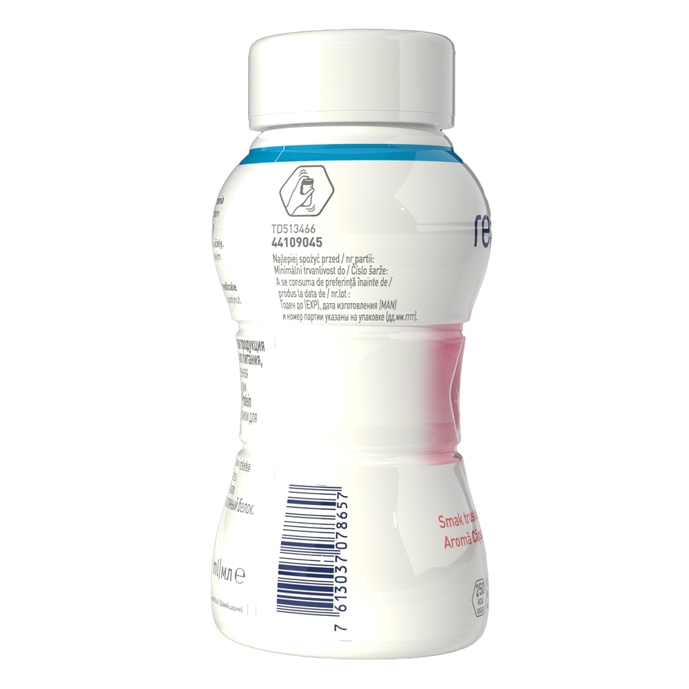 Resource 2.0 + Protein cu aroma de capsuni fara gluten, 4 x 200 ml, Nestle Resource 2.0 + Protein cu aroma de capsuni fara gluten, 4 x 200 ml, Nestle