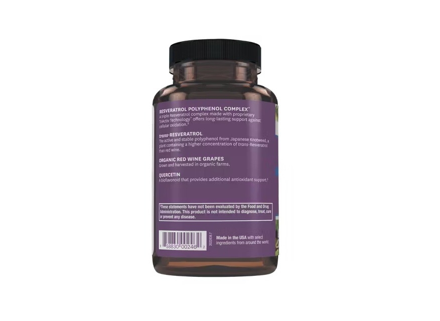 Resveratrol 500 mg si quercetina 40 mg, 60 capsule, ResVitale