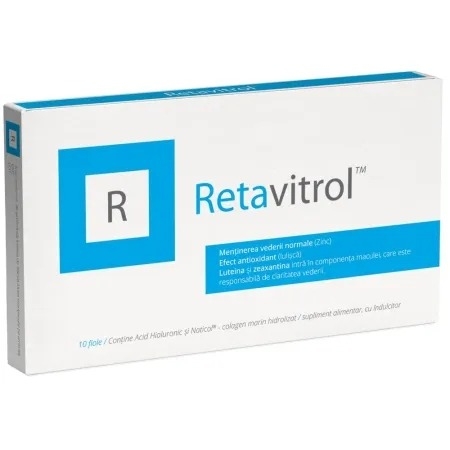 Retavitrol, 10 fiole, Naturpharma Retavitrol, 10 fiole, Naturpharma