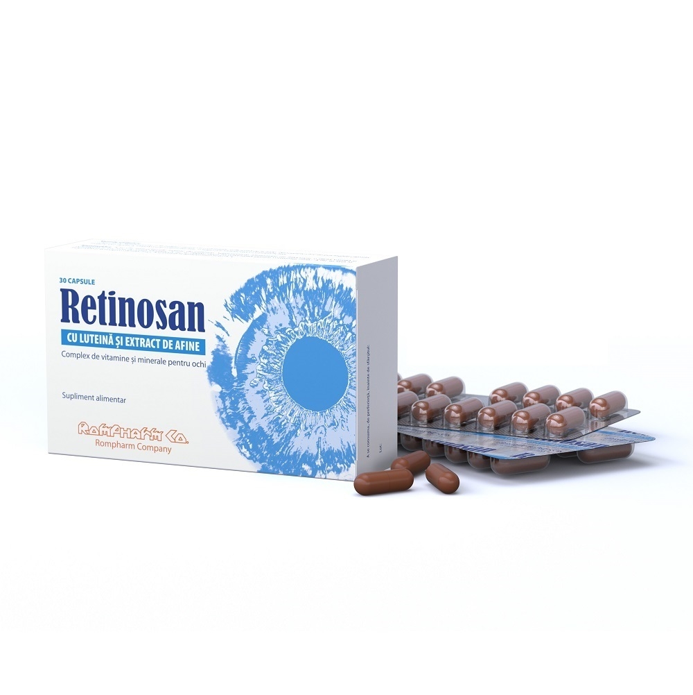 Retinosan, 30 capsule, Rompharm Retinosan, 30 capsule, Rompharm