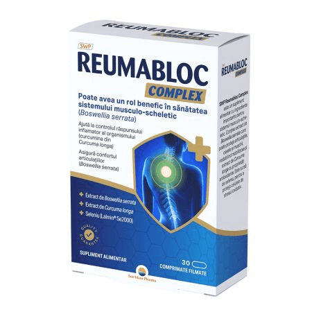 Reumabloc Complex, 30 comprimate, Sun Wave Pharma Reumabloc Complex, 30 comprimate, Sun Wave Pharma